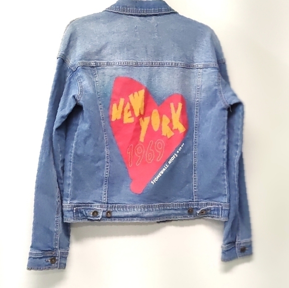 Pride women's denim jacket Size: XS - Picture 2 of 4